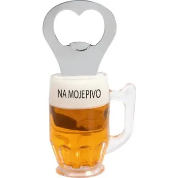 Dekorativní magnet Albi Magnet na lednici Otvírák na pivo - Na moje pivo