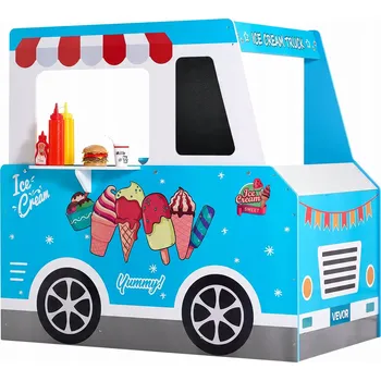 Hra na obchod Vozík na zmrzlinu VEVOR s realistickými zábavnými doplňky pro děti ve věku 3-7 let