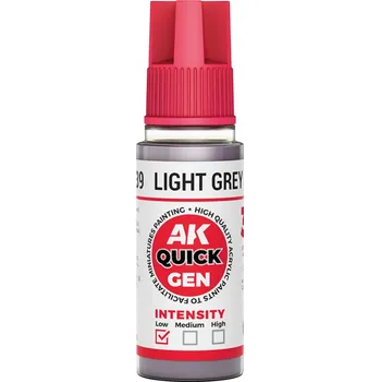 AK Interactive AK AK17039 LIGHT GREY SHADOW 18 ml - QUICK GEN