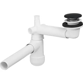 Sifon Comad SYFON PRELOC 400 BLACK umyvadlový sifon 400, černá