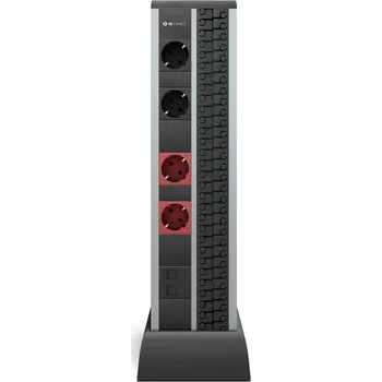 Elektrická zásuvka IBConnect Elektro zásuvka Duplo mini hliník - různé konfigurace Konfigurace elektrozásuvky: 2x230V + USB nab. A+C + 2xUSB nab. C (60W) ve dvou sloupcích