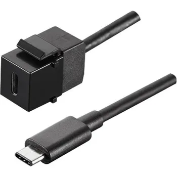 vypínač a zásuvka BACHMANN Modulová spojka Keystone USB-C 3.1 - 917.121