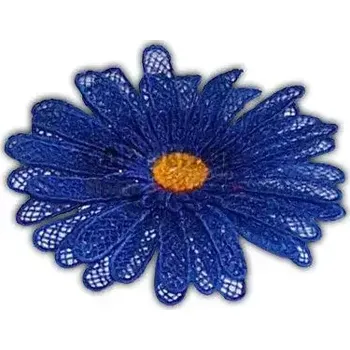 umělá květina Vyšívaná ozdoba květ Gerbera