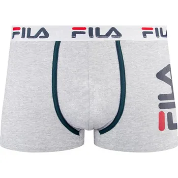Pánské spodní prádlo Pánské boxerky Fila MAN BOXER XL Šedá, Tmavě modrá, Červená