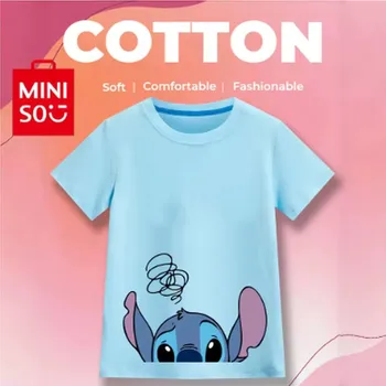 Dívčí tričko Dětské bavlněné tričko s potiskem Lilo & Stitch - různé barvy (vzor DNS 14) Barva: modrá (DSN-14), Velikost: 130