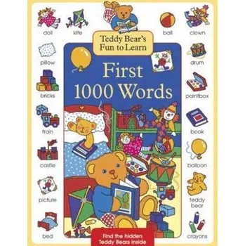 Cizojazyčná kniha Teddy Bear's Fun to Learn First 1000 Words (Nicola Baxter)(Pevná)