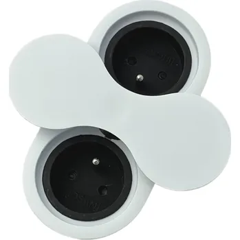 Elektrická zásuvka IN-LIGHT Elektro zásuvka EIGHT 2x 230V bílá