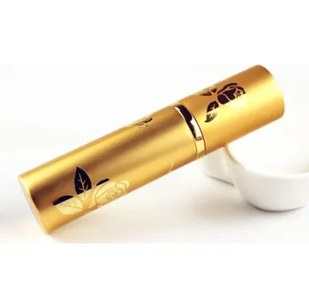 Rozprašovač parfému Plnitelný skleněný rozprašovač parfémů 10 ml | cestovní flakon, dávkovač parfému - Zlatá