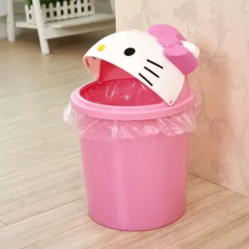Odpadkový koš Odpadkový koš Hello Kitty - Růžová,8 litrů