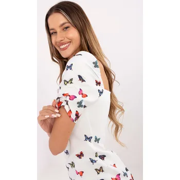 Dámské šaty Šaty LK SK 508641 2.29X bílá 42