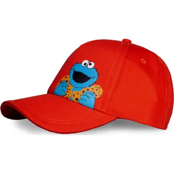 Kšiltovka Kšiltovka z Sesame Street - Krümelmonster - červená