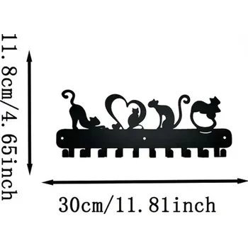 věšák na klíče Stylový nástěnný věšák na klíče | držák - TY4224