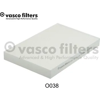 Ventilátor topení a klimatizace Filtr, vzduch v interiéru VASCO O038