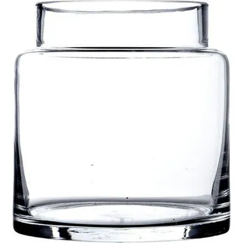 Váza Textilomanie Vega skleněná váza bez potisku 17 cm