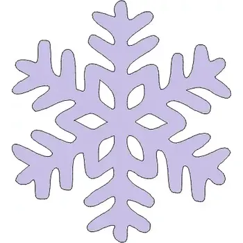 Vánoční dekorace Dřevěná vločka 45x50 mm 03