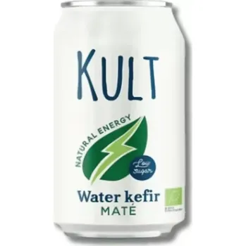 Limonáda Kult Kefir Vodní kefír s příchutí yerby maté bio 330 ml