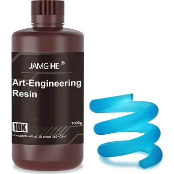 Filament Jamghe 10K Resin 1 L - Strojírenský (Engineering like) Barva: Transparentní tmavě modrá (Transparent dark blue) 10K Engineering