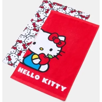 Dětská móda Sinsay - Sada ručníků 2 pack Hello Kitty - červená - 411DJ-33X - 411DJ-33X-ONE