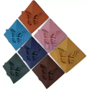 Záložka Papírová záložka do knihy motýl 01 - žlutá