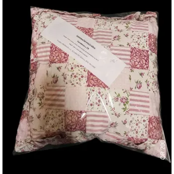 Dekorativní polštářek Polštářek květiny 40 x 40 cm (Polštářek růžový, duté vlákno)