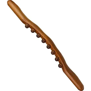 Masáž Gua sha masážní váleček z přírodního dřeva - A