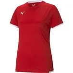 Dámské fotbalové triko Puma TEAMLIGA JERSEY TEE W XL Červená, Bílá
