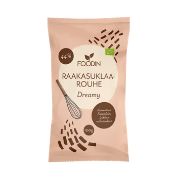 Čokoláda Foodin Raw čokoládové zdobení vegan 44% kakaa, bio, 100 g