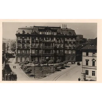 Stará Pohlednice Lázně Teplice - Šanov. Císařské lázně 1947 (Černobílá fotopohlednice)