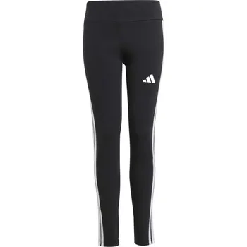 Dívčí oblečení Dívčí legíny adidas ESSENTIALS AEROREADY 3-STRIPES HIGH-WAISTED 152 Černá, Bílá