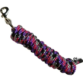 Vybavení pro koně Vodítko Kentaur -PLETENÉ BAREVNÉ- - Modrá