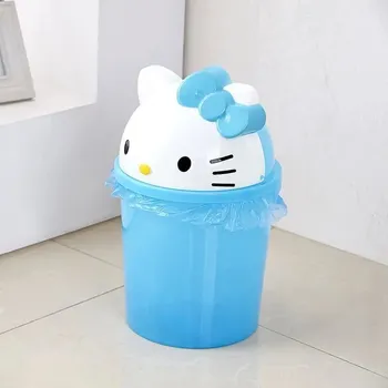 Odpadkový koš Odpadkový koš Hello Kitty - Modrá,8 litrů