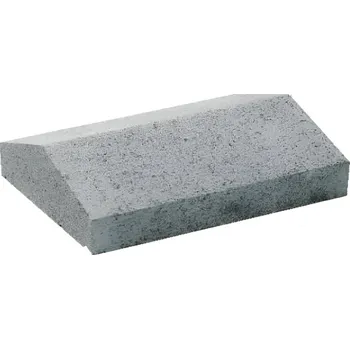 Plot Deska plotová zákrytová betonová Best III výška 10 cm, délka 40 cm, antracitová