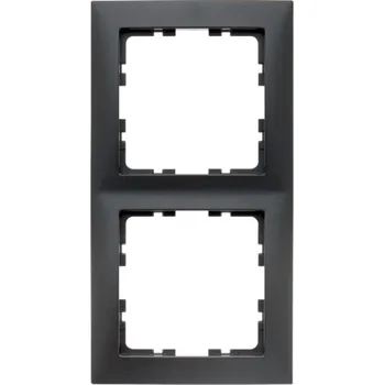 Elektrická zásuvka Berker Rámeček Berker, S.1, antracit mat Rozměry: 2-násobný