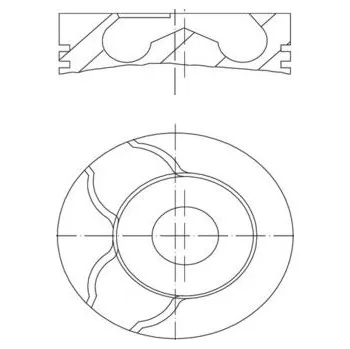Píst motoru Píst MAHLE 010 18 02
