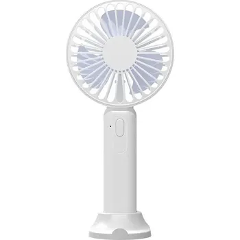 Domácí ventilátor Přenosný usb mini stolní ventilátor | Větrák na stůl | Přenosný větrák - Bílá