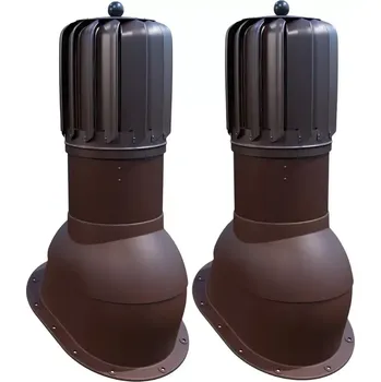 ROTOX - B - Střešní větrací komínek s turbínou pr. 150 mm, hnědá