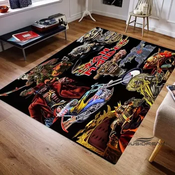 Koberec Koberec do ložnice Flanel Protiskluzový | styl Iron Maiden - 8,40x60cm