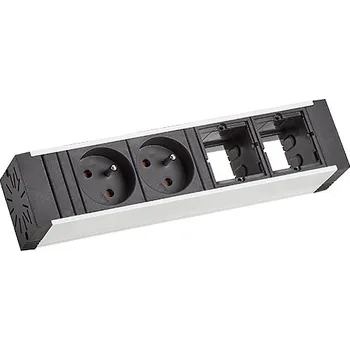 vypínač a zásuvka BACHMANN Zásuvková jednotka VENID 936.008 - 2x 230V a 2x volný slot