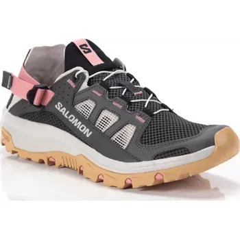 Dámské sandále dámské turistické sandály SALOMON - Techamphibian 5 W (SALOMON - Techamphibian 5 W - 477864 - šedo/růžové)