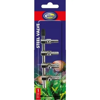 Instalatérský materiál Ventil kovový s regulací, 4 výstupy 4/6mm