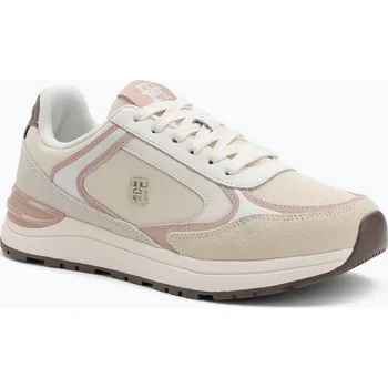 Dámské tenisky Dámské boty Tommy Hilfiger Casual Fashion Runner Mix bright white/moonstruck/tandoori