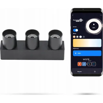 Lištový reflektor Automat-on 3 x 6 W, 0,122 m