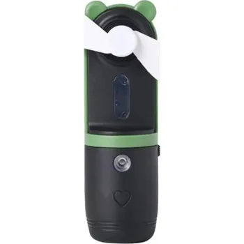 Vzduchotechnika Přenosný USB ventilátor s vodní mlhou - černá