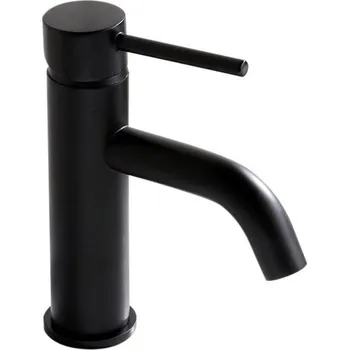 Vodovodní baterie TUANA Umyvadlová stojánková baterie Lunar nízká černá matná TU-427519