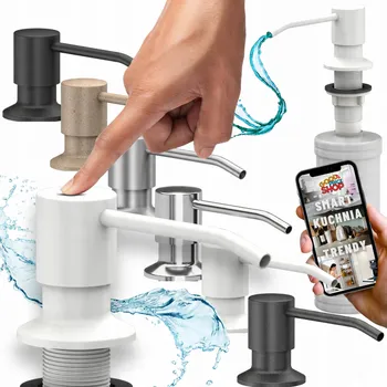 DÁVKOVAČ DÁVKOVAČ DO DŘEZU BÍLÉ NÁDOBA