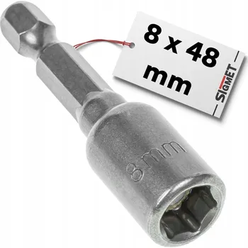 Bit Magnetický nástavec šestihranný bit 8 x 48 mm pro šroubovák