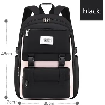 Sportovní batoh Voděodolný dívčí batoh - černá