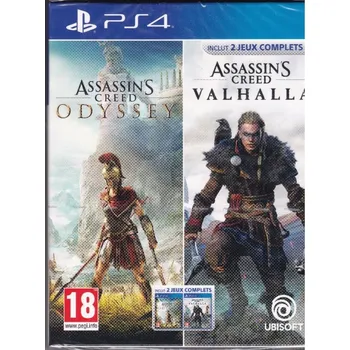 Hra pro PlayStation Assassin's Creed Odyssey CZ + Assassin's Creed Valhalla ENG (PS4)