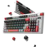 Marvo MONKA STORM, (bez)drát, mechanická, RGB, US layout