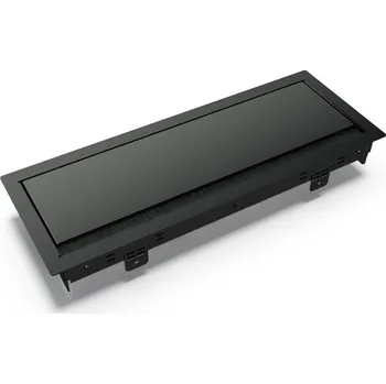 Elektrická zásuvka IBConnect Vestavný výklopný rám INBOX černý - 6 pozic